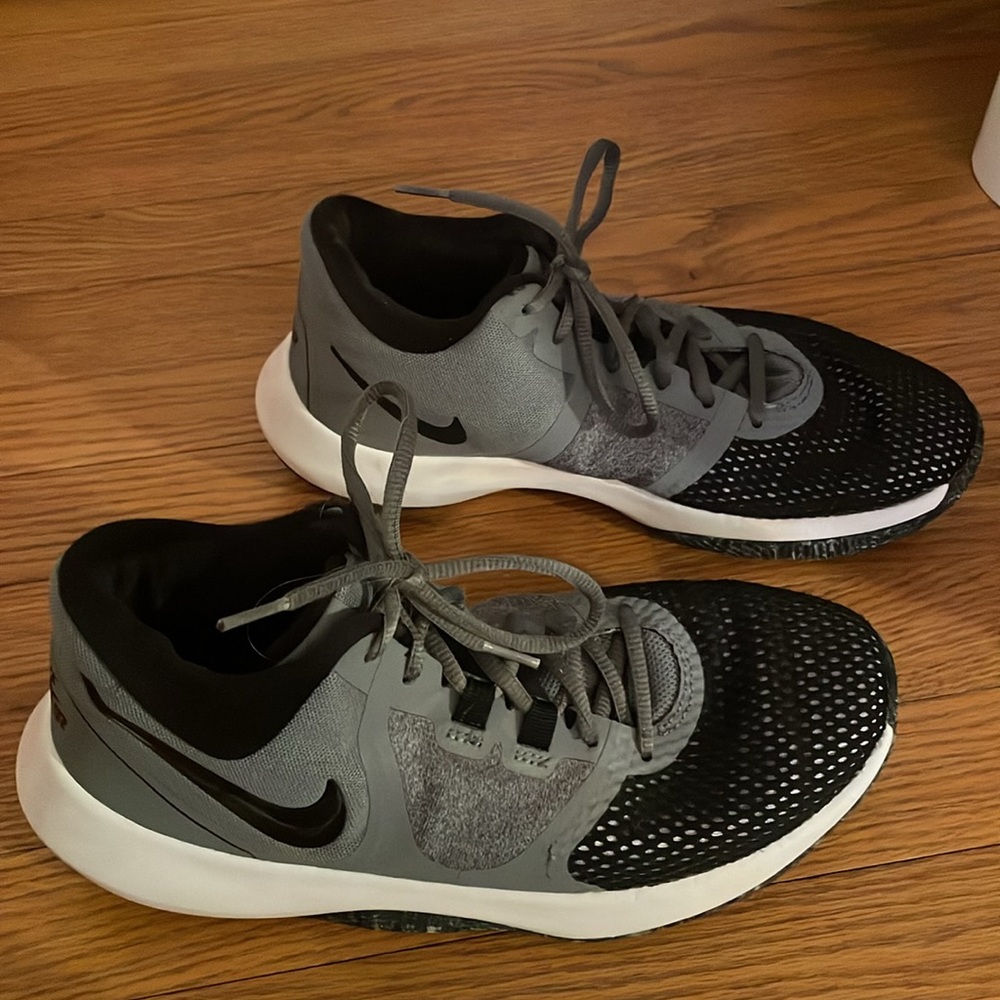 Nike Air Precision II Men's Basketball Shoes  AA7069-011 Cool Grey Size 8